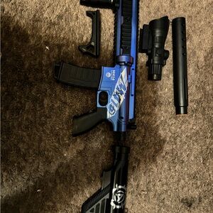 Nerf Blue and Black Action Figure Playset